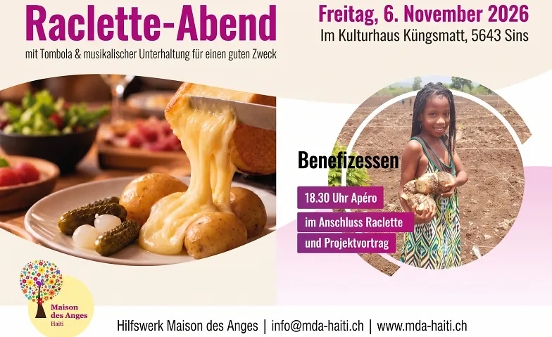 Raclette-Abend für einen guten Zweck