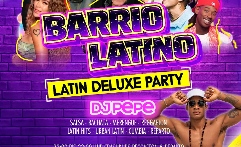 BARRIO LATINO - Latin Deluxe Party mit DJ Pepe