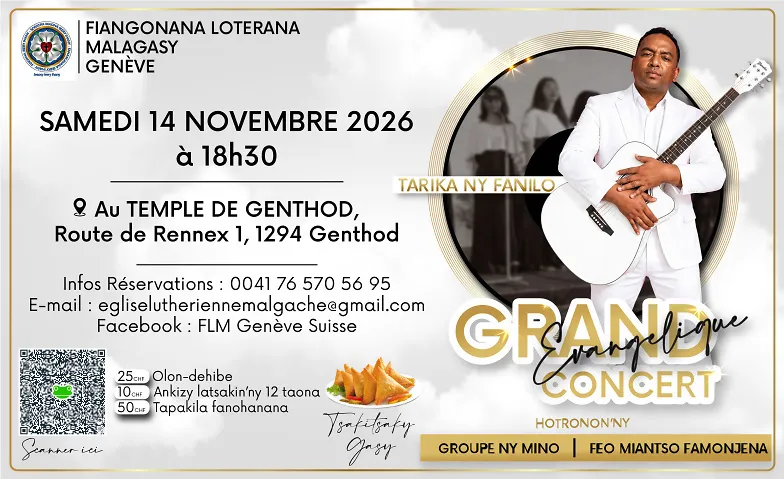 Concert Évangélique Groupe Fanilo et Feo Miantso Famonjena