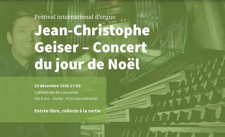 Jean-Christophe Geiser – Concert du jour de Noël