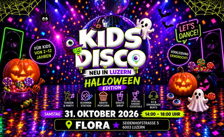 KIDS DISCO - HALLOWEEN EDITION @ FLORA CLUB