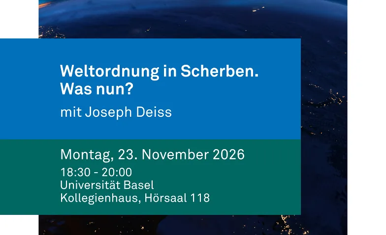 Weltordnung in Scherben. Was nun?