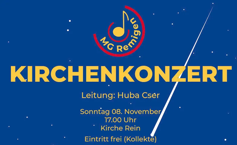 Konzert der Musikgesellschaft Remigen in der Kirche Rein