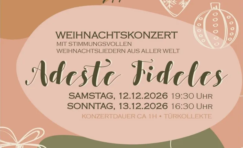 Weihnachtskonzerte 2026 vom Chorprojekt Ennetbürgen