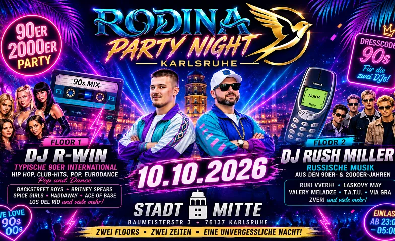 RODINA PARTY NIGHT KARLSRUHE