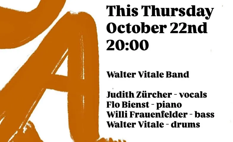THURSDAY JAZZ JAM SESSIONS: Walter Vitale Quartet