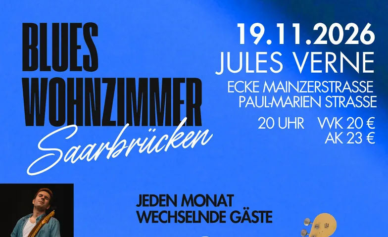 Blues Wohnzimmer Saarbrücken (Special Guest: Albert Koch)
