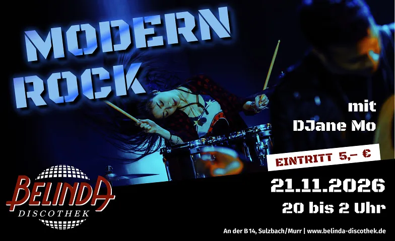 Modern Rock mit DJane Mo