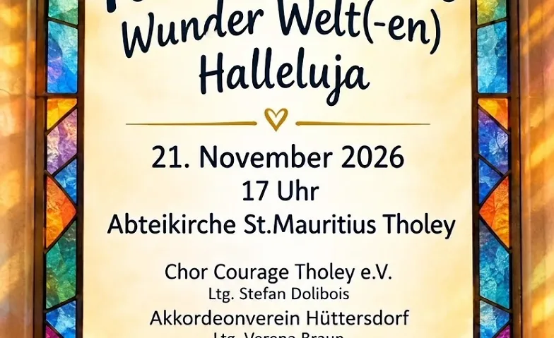 Kirchenkonzert Wunderwelt(en) Halleluja