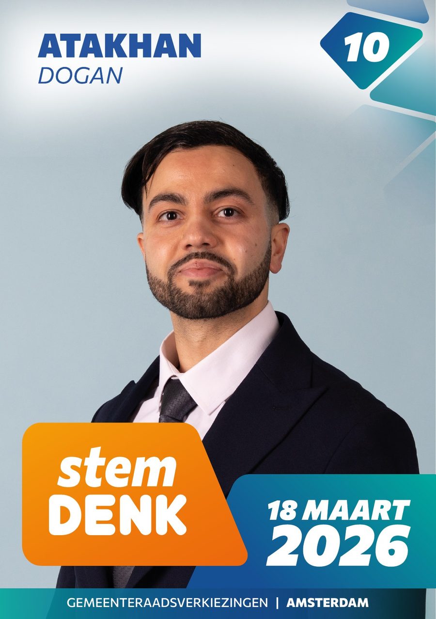 DENK Amsterdam flyer-serie