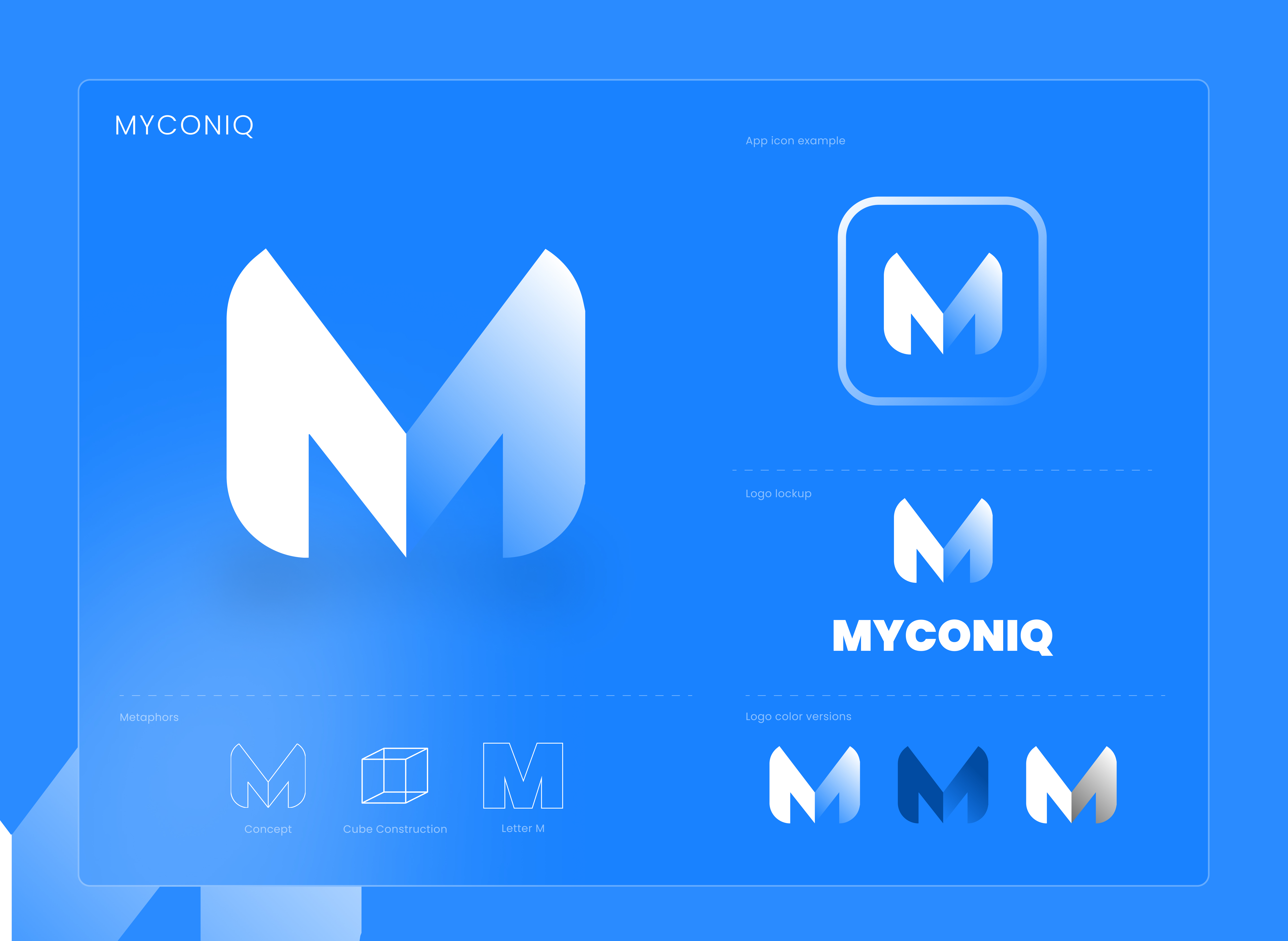 Myconiq brand identity system