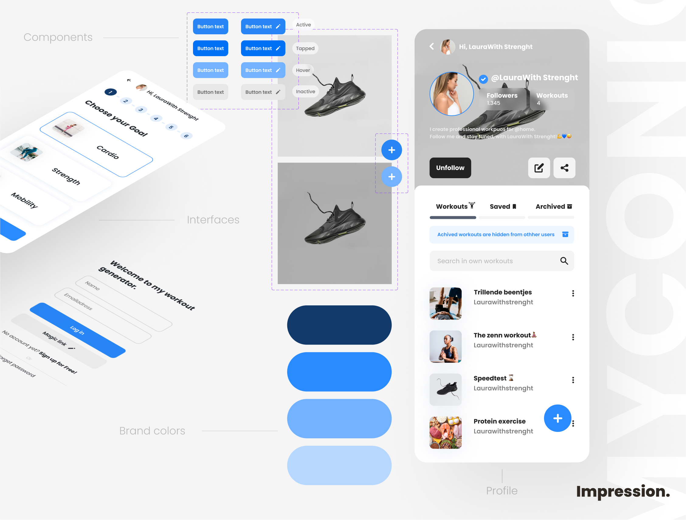 Myconiq app impressie