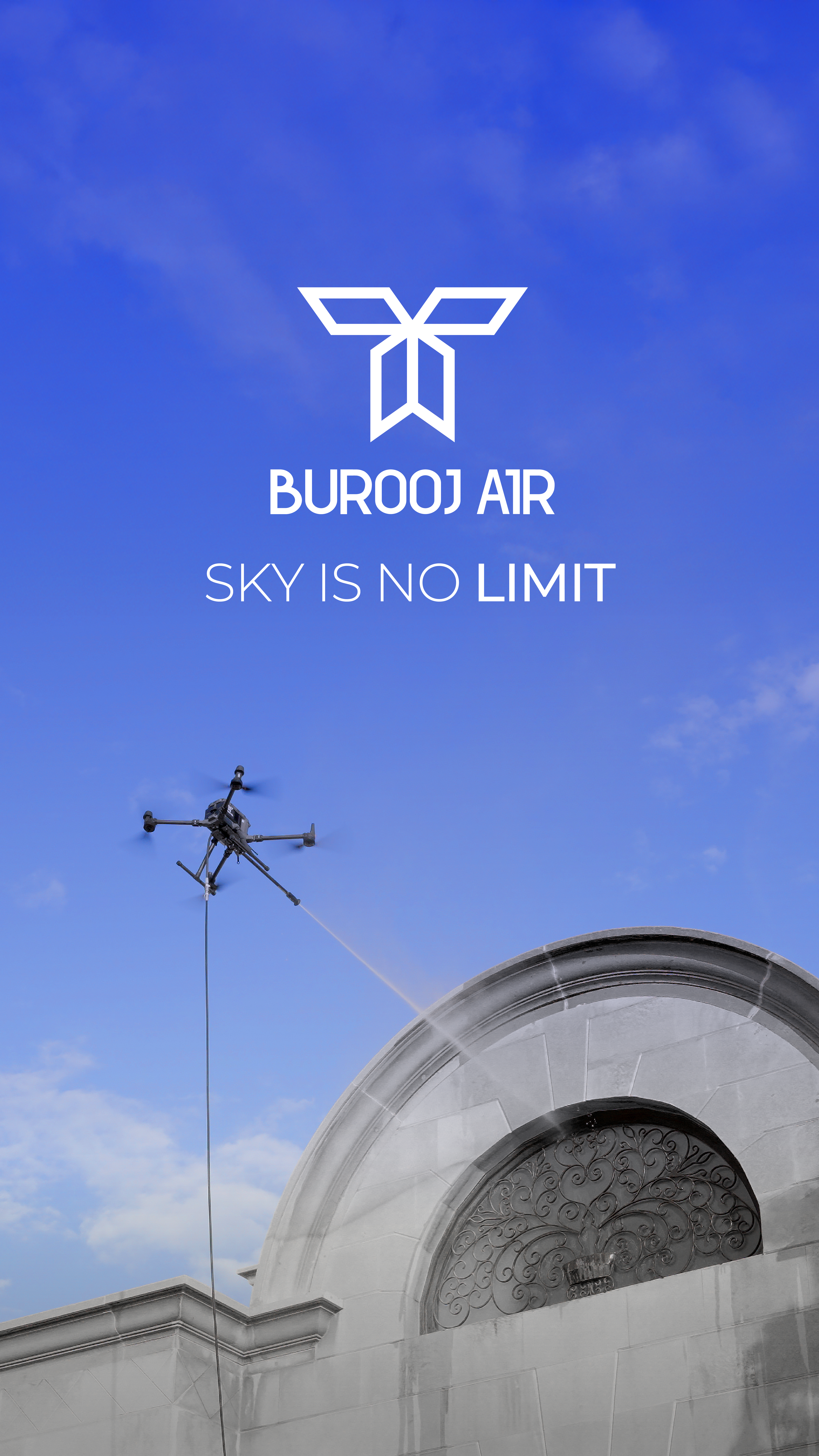 Burooj Air Officially Launches Autonomous Drone-Based Cleaning Services