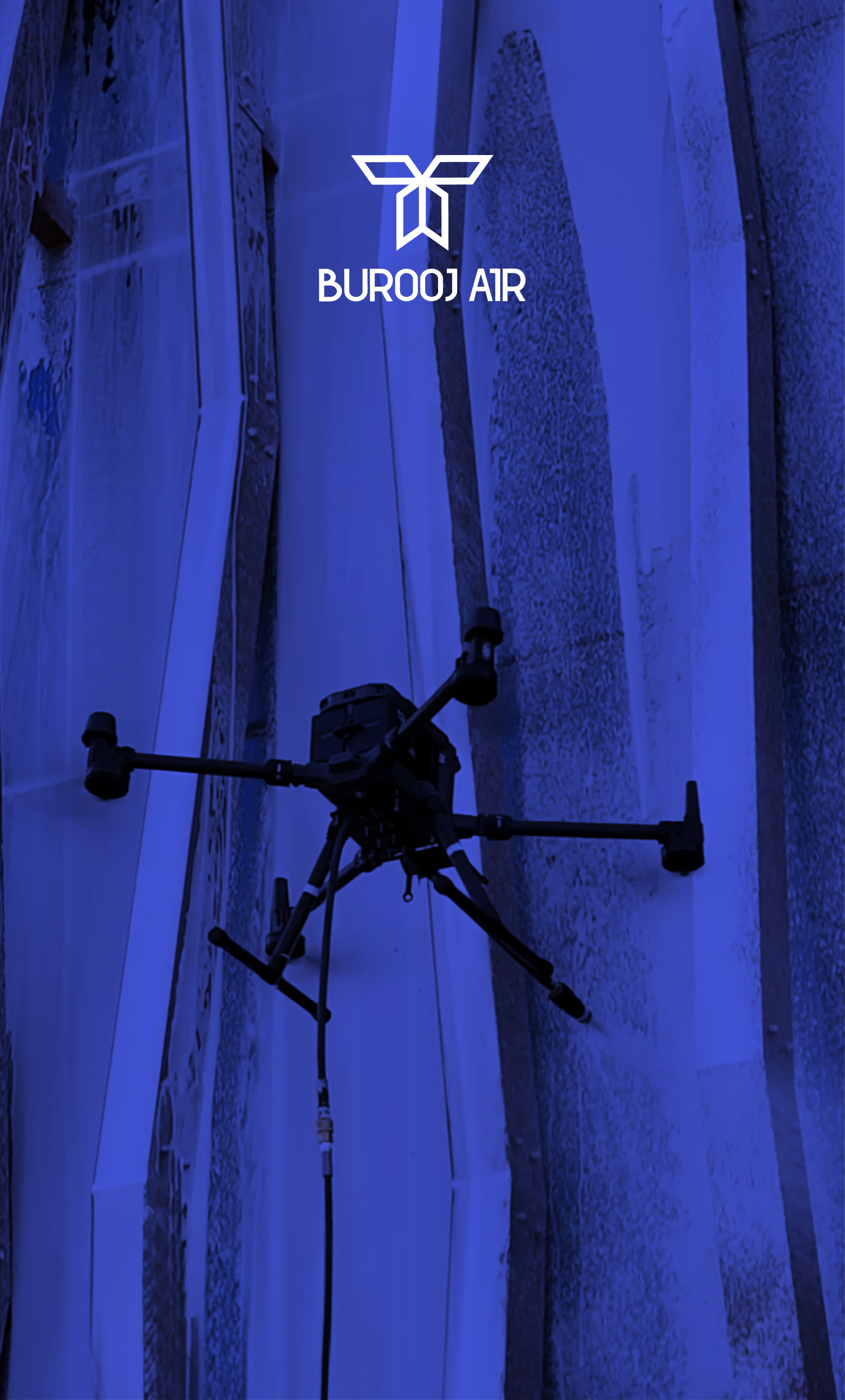 Burooj Air — Drone Cleaning of Al-Tamimi Building