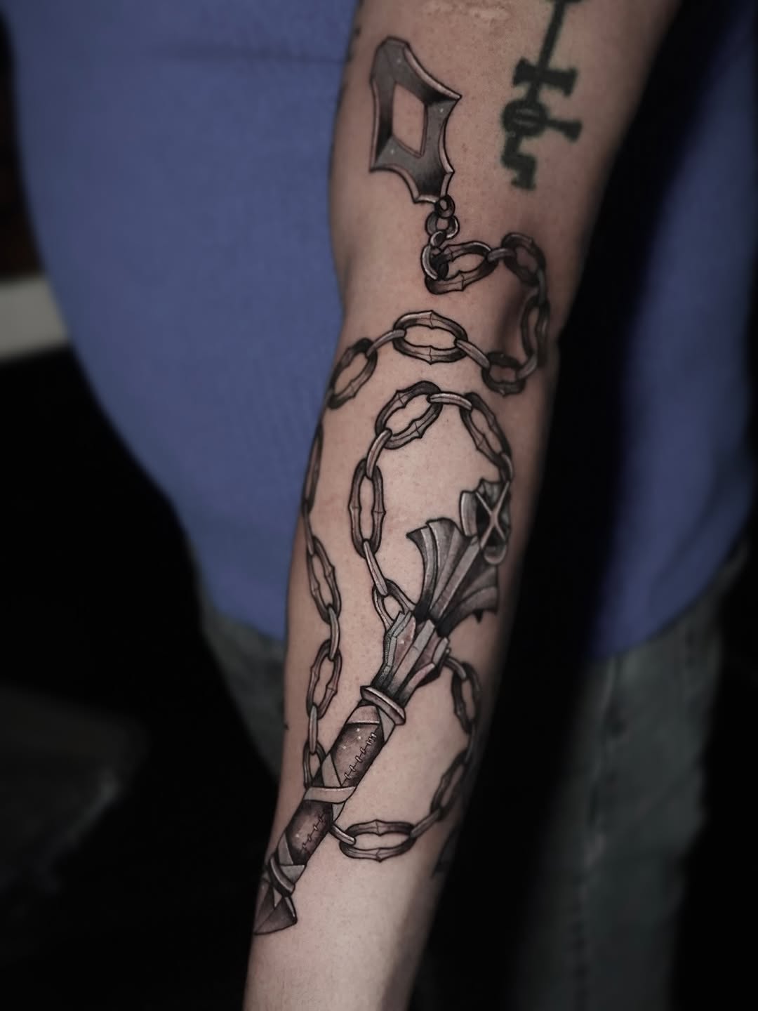 Castlevania whip tattoo