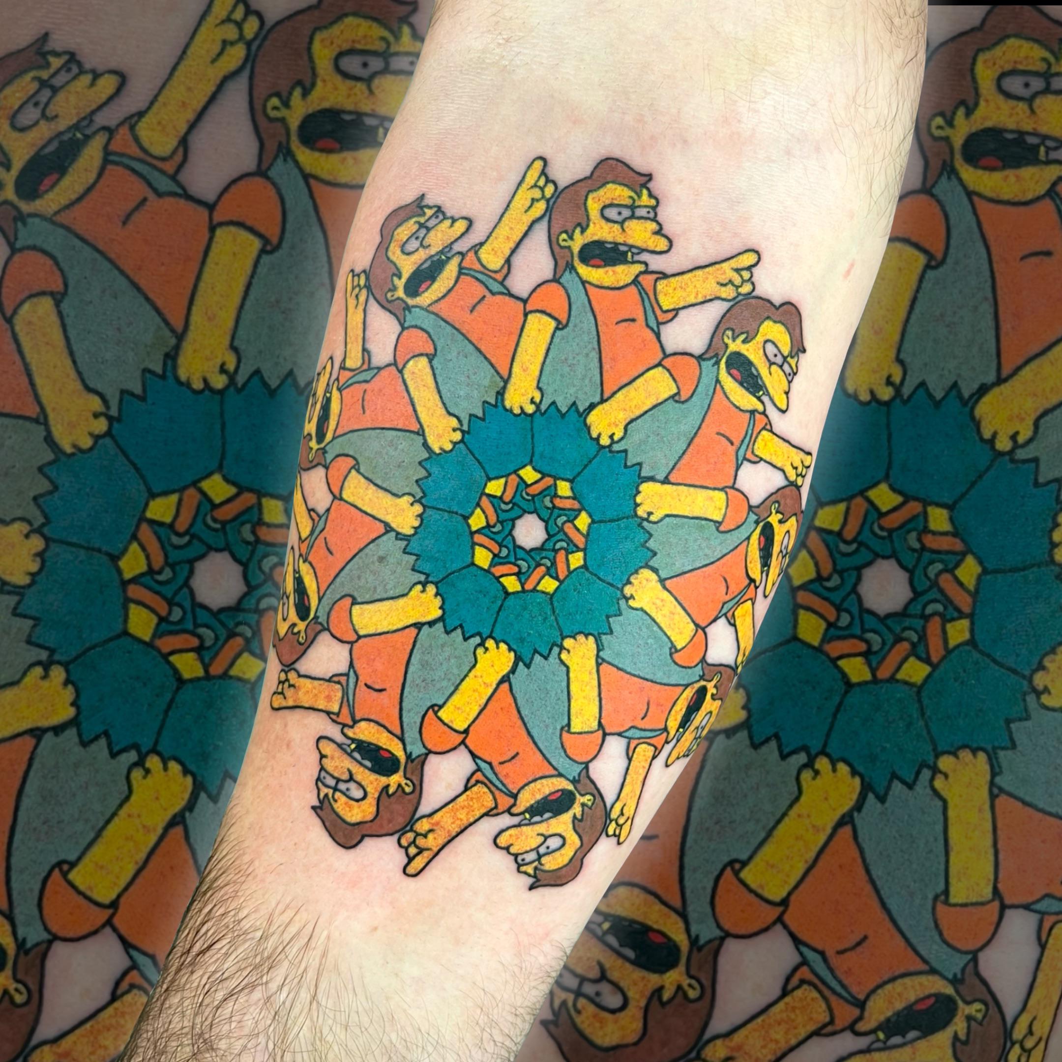 Pop-Art tattoo style