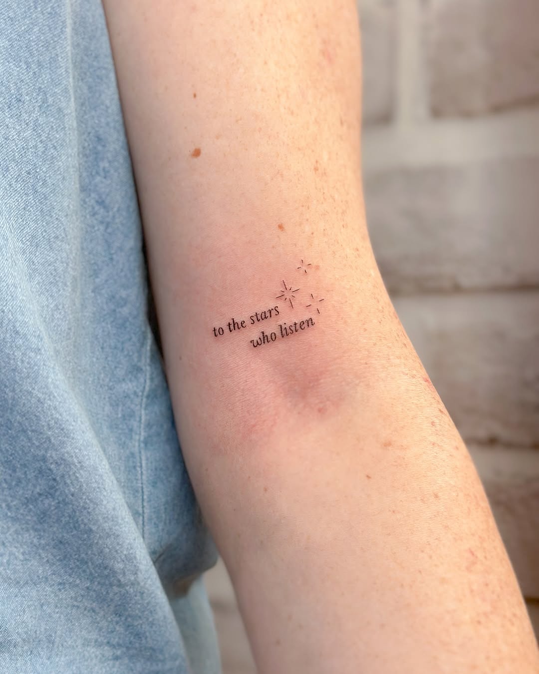 Lettering tattoo style