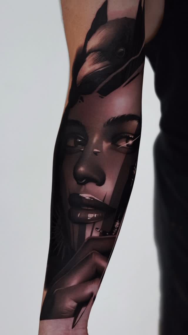 Black-And-Gray-Realism tattoo style