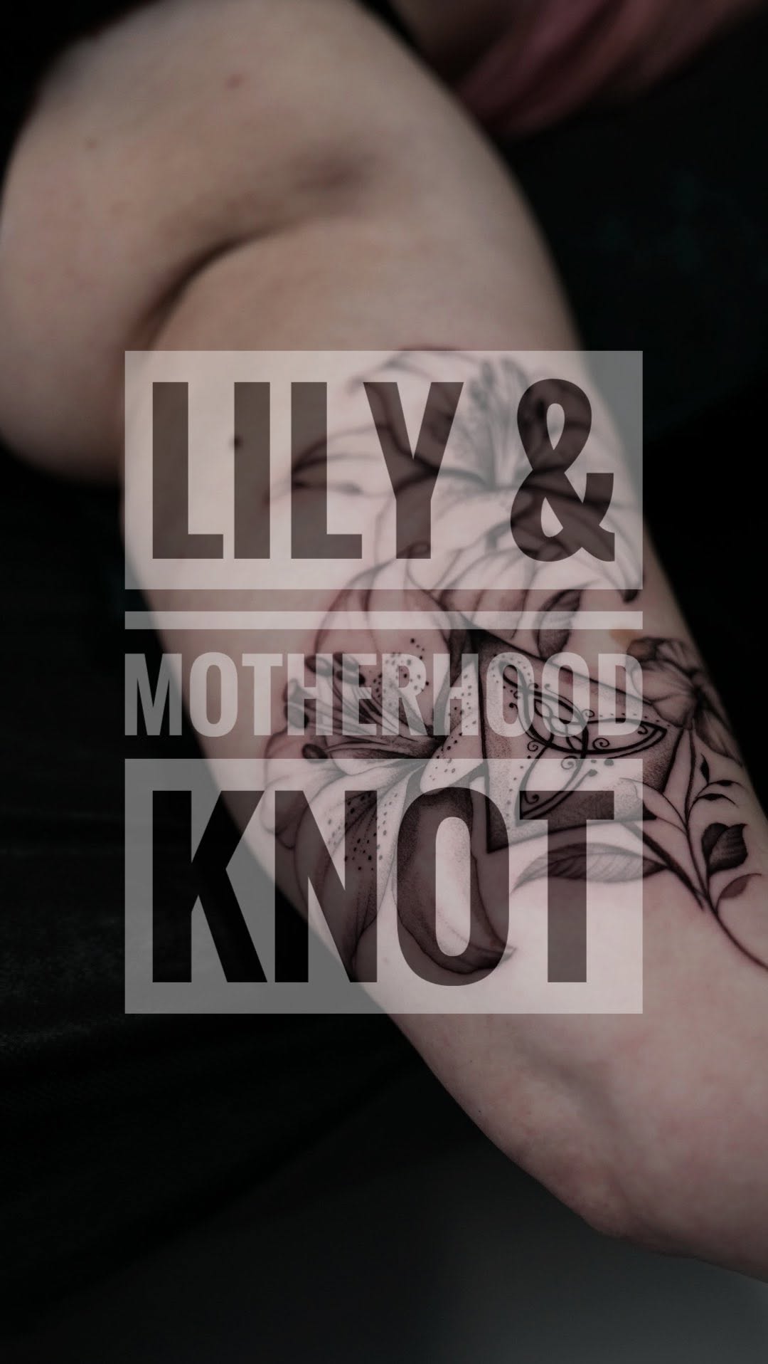 Delicate botanical florals in fine-line forearm tattoo