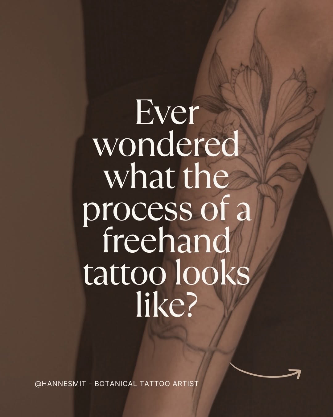 Delicate alstroemeria drawn in fine-line botanical style