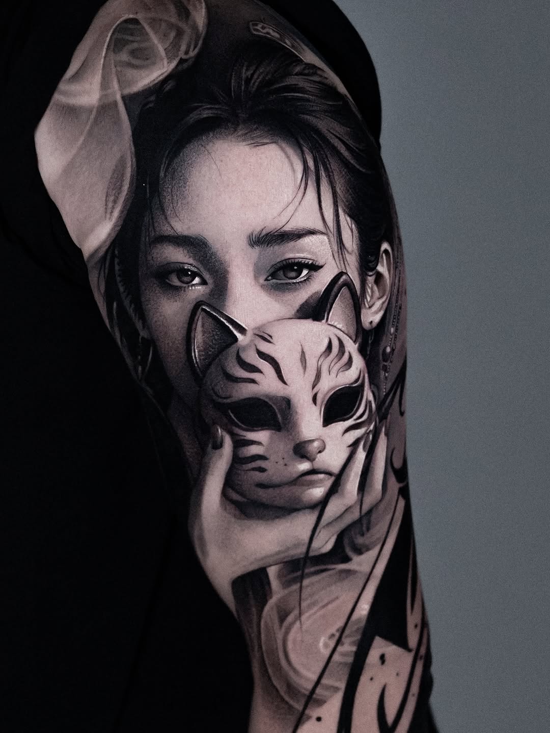 Blackwork tattoo style