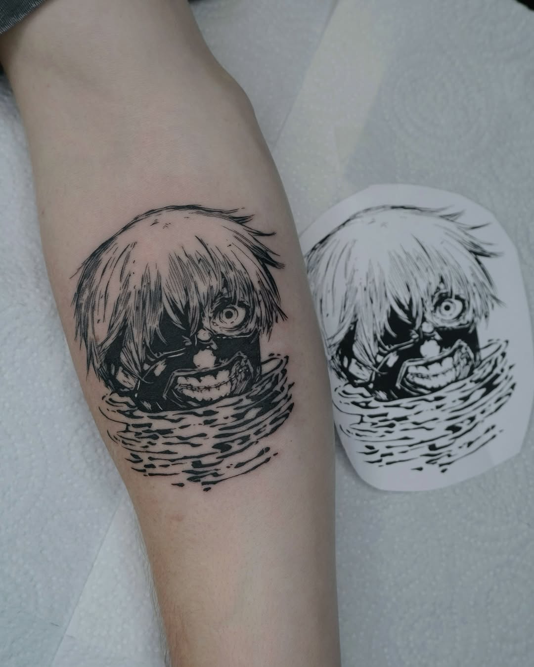 Anime tattoo style