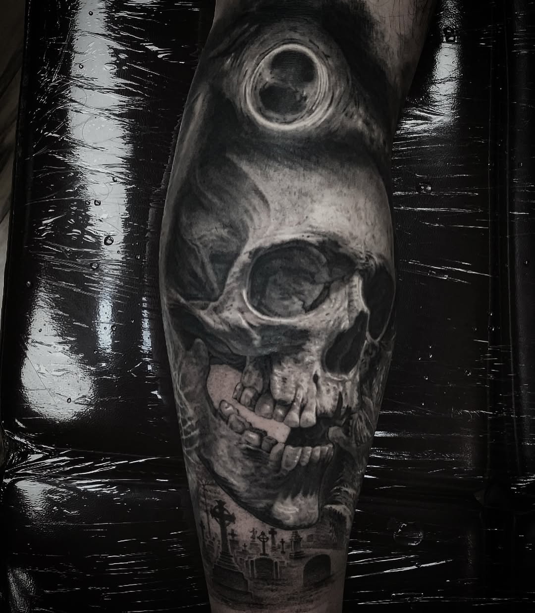 Horror tattoo style