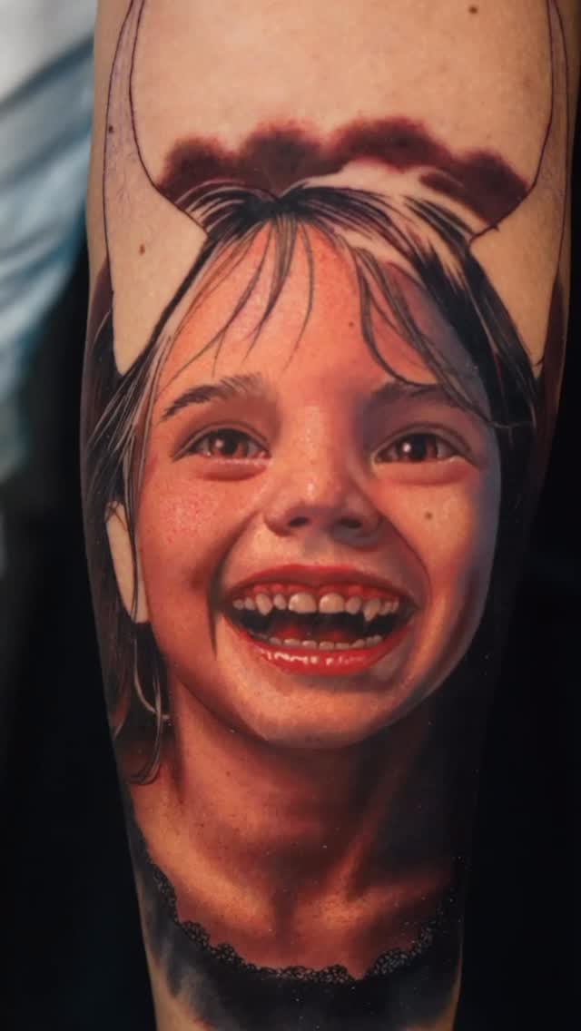 Realistic portrait of a girl