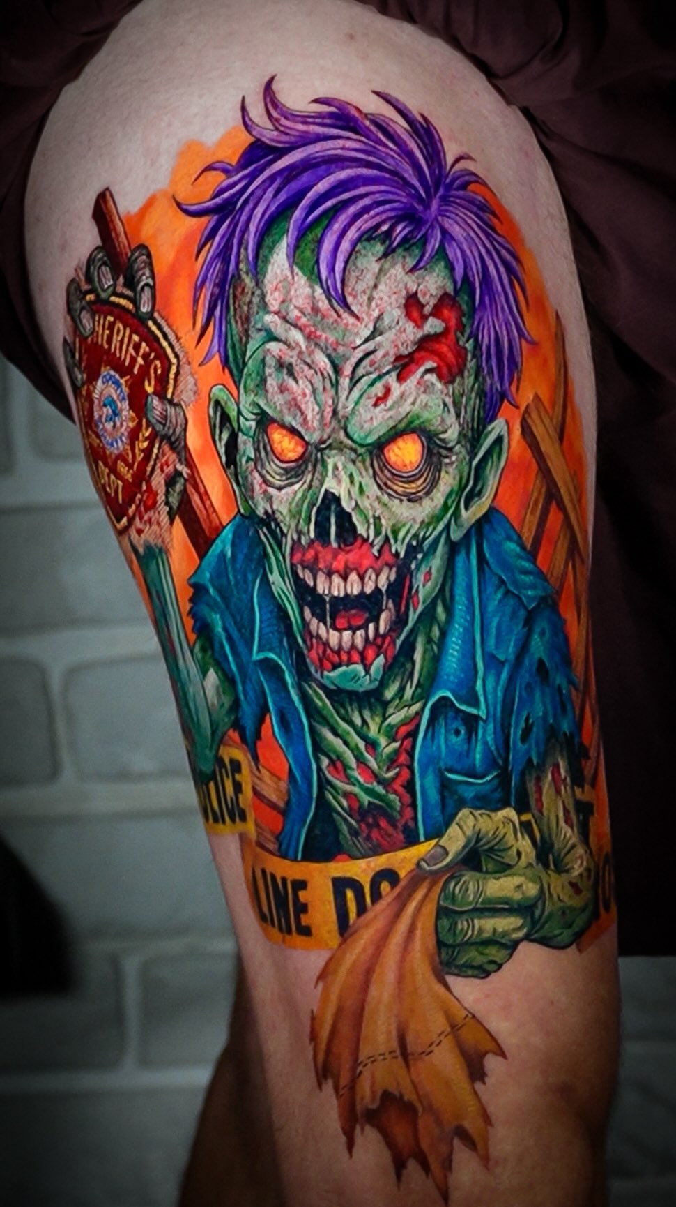 Graphic tattoo style