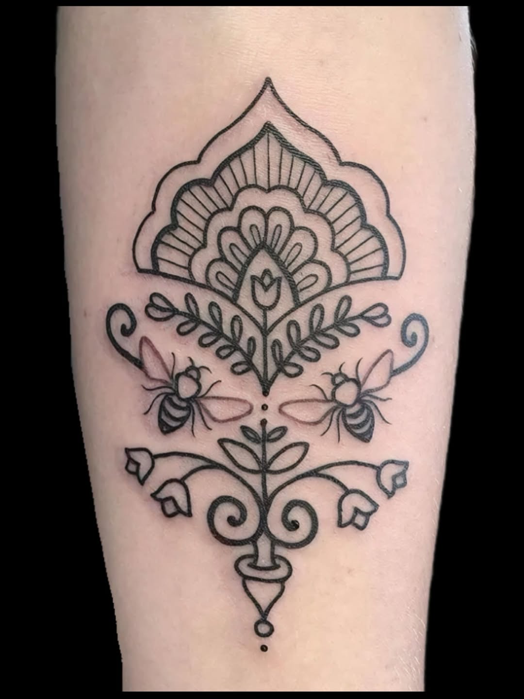 Mandala tattoo style