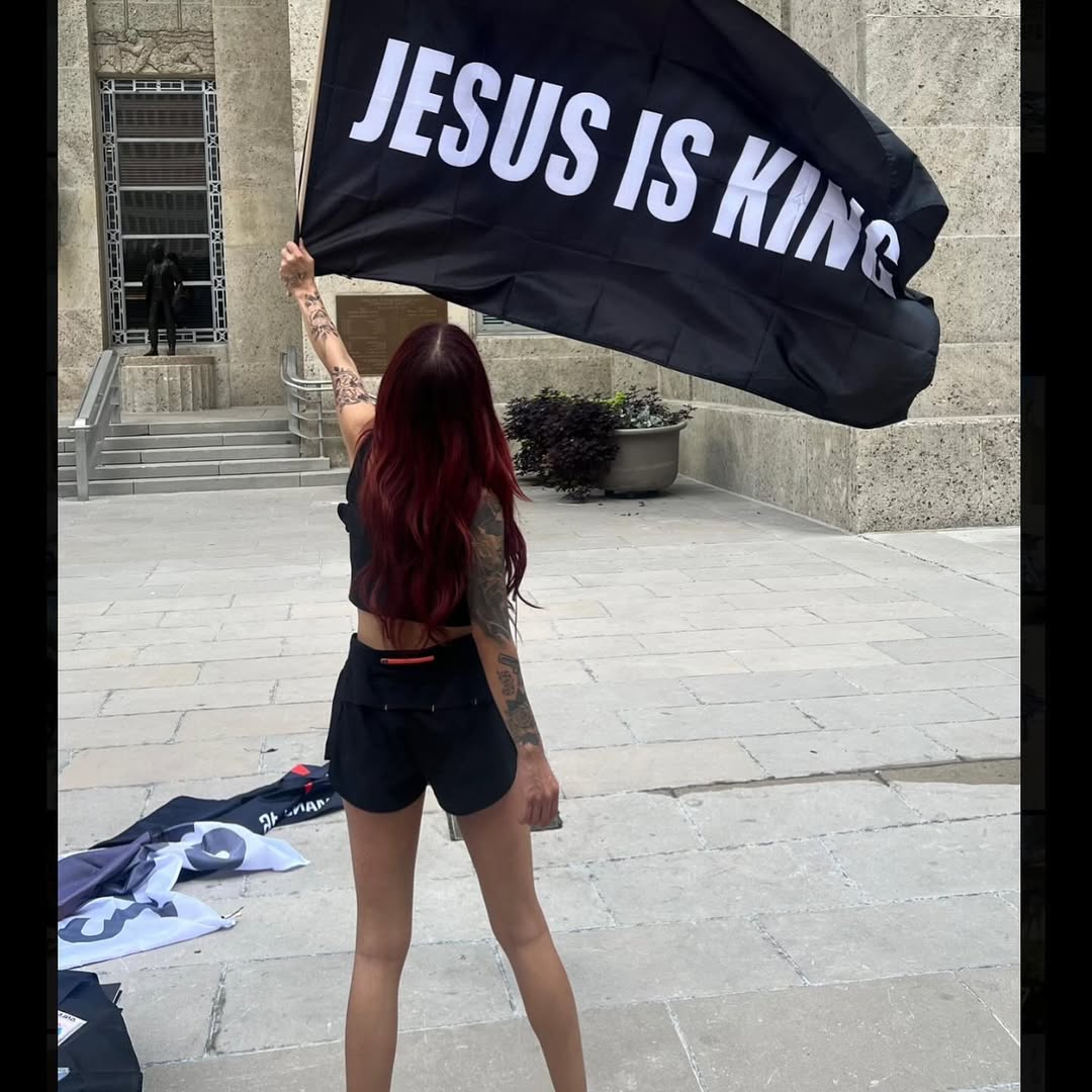 Bold blackwork arm sleeve with intricate linework tattoos