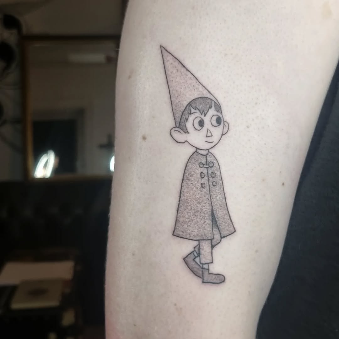 Whimsical Wirt from Over the Garden Wall, clean linework.