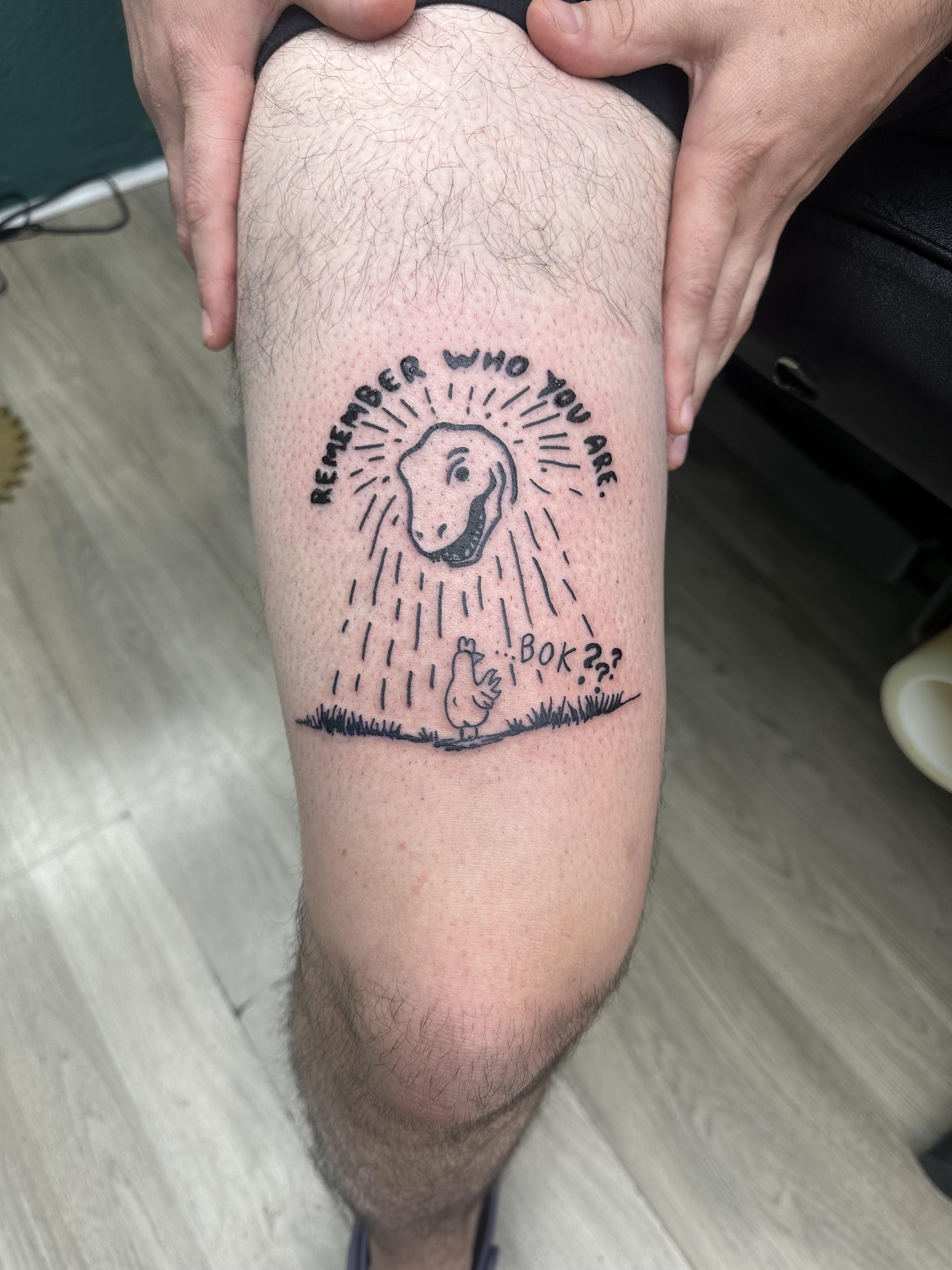 Illustrative tattoo style