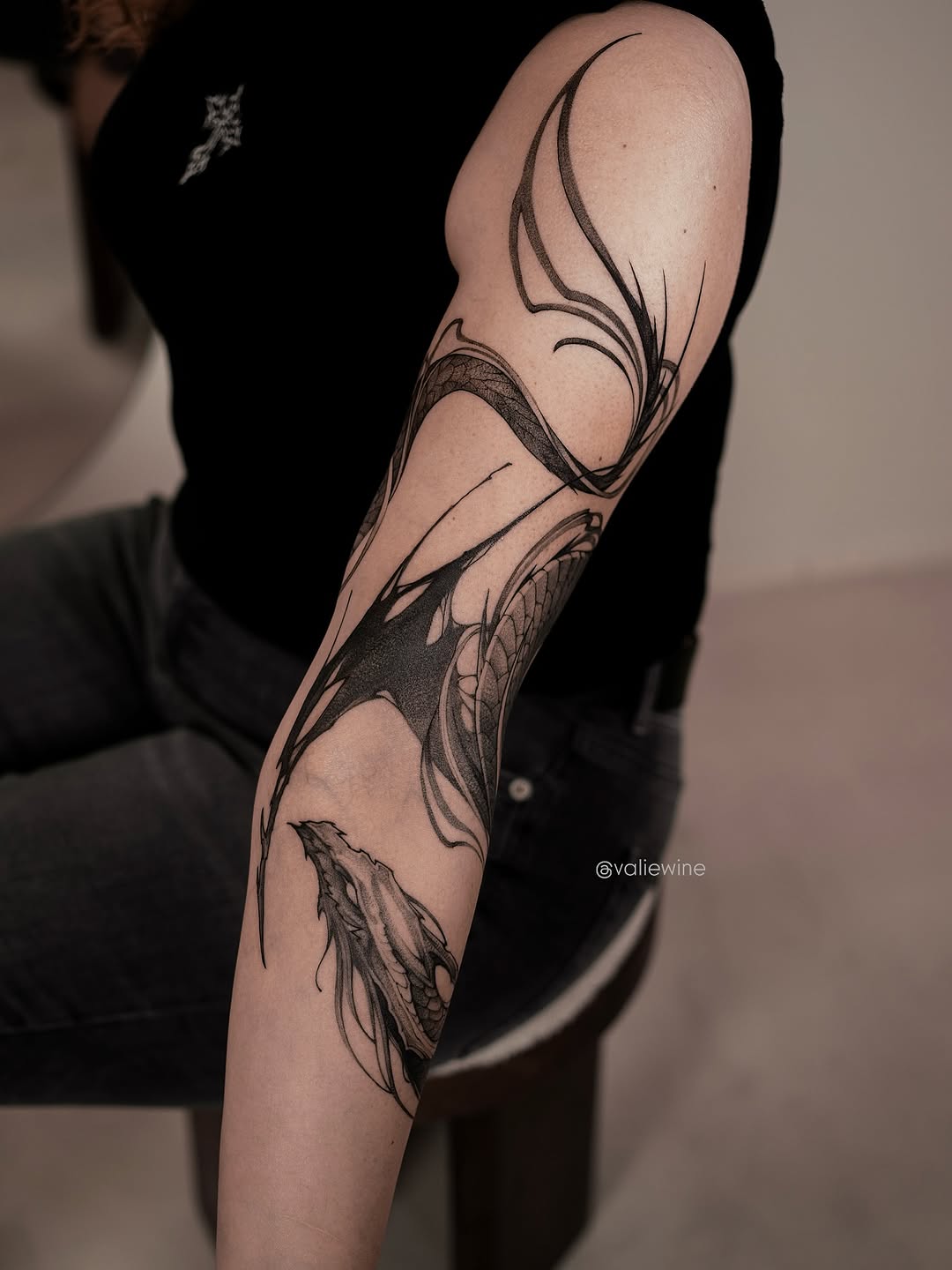 Bold-Line tattoo style