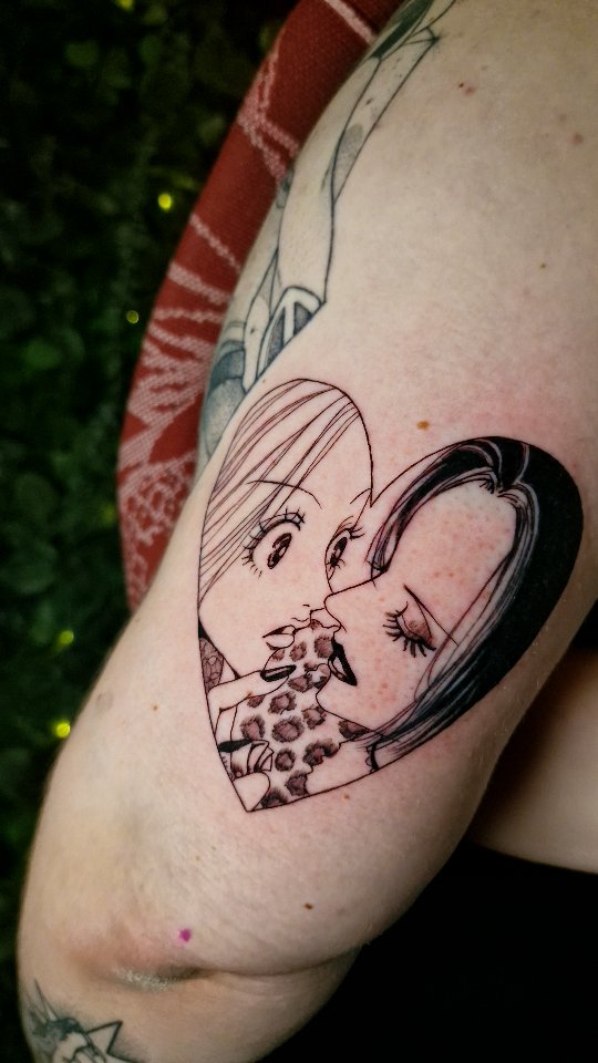 Manga tattoo style