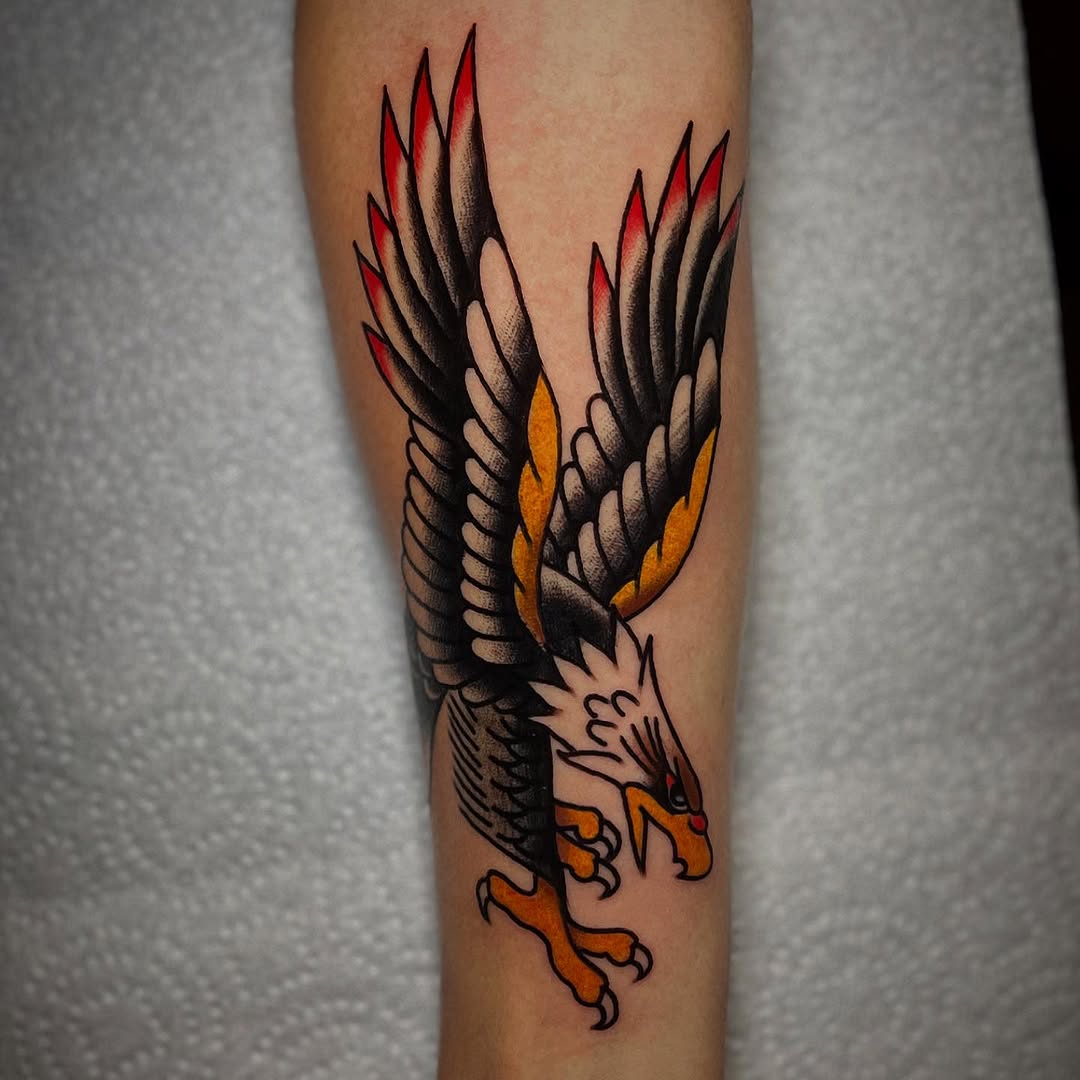 American-Traditional tattoo style
