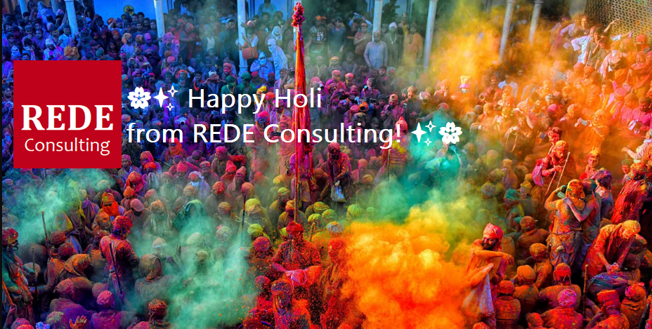 🌸✨ Happy Holi from REDE Consulting! ✨🌸