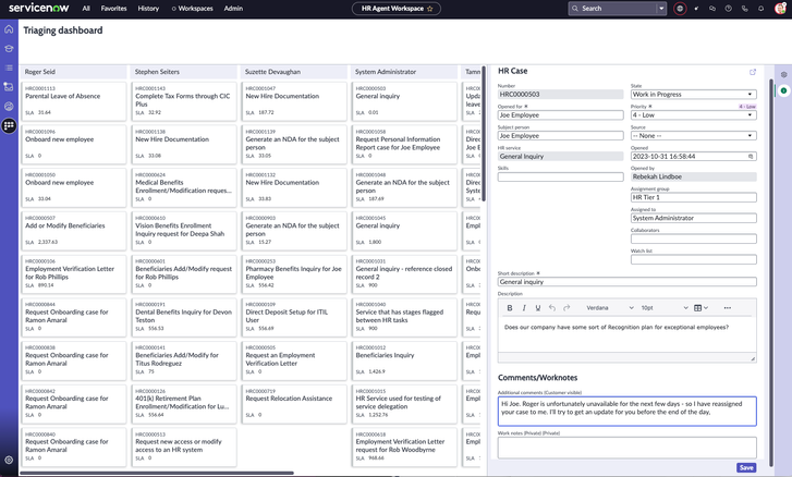 Yokohama new stuff: HR Triaging Dashboard
