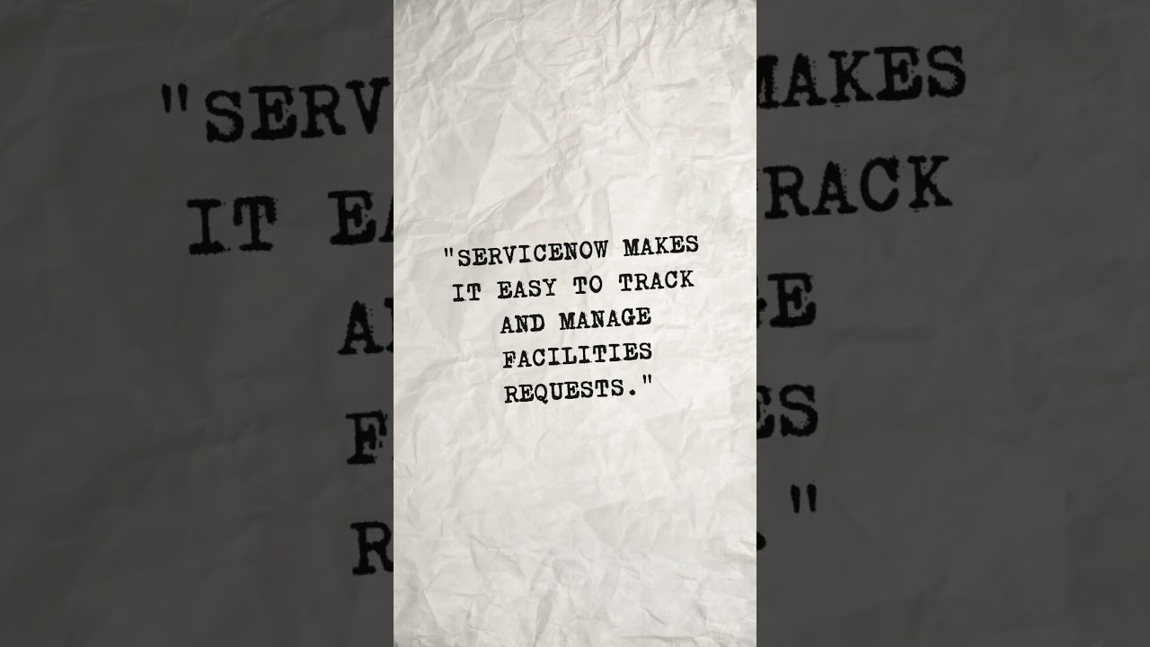 ServiceNow for Facilities: Simplify Requests #shorts