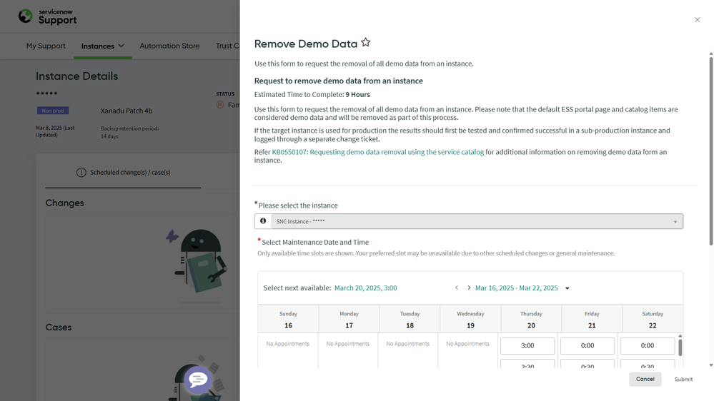 Removing demo data removes Service Catalog Workflows