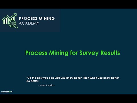 Process Mining Academy #35 - Process Mining using Survey Results