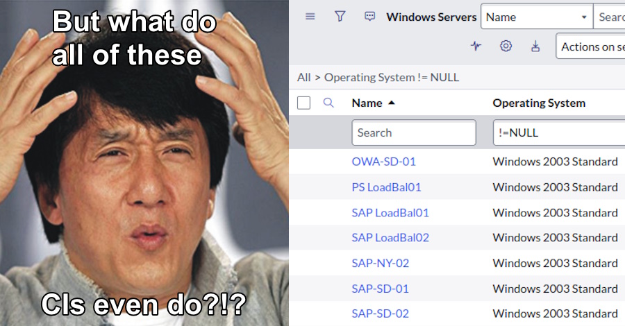 How to find the services a CI supports