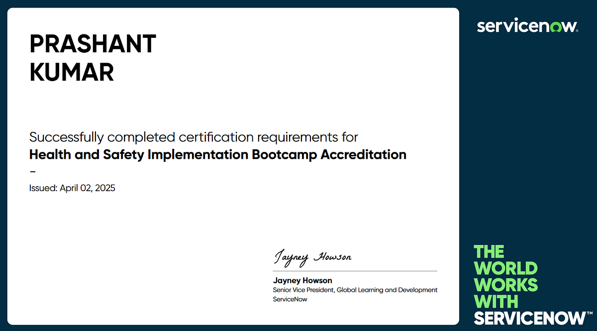 Health and Safety Implementation Bootcamp Accreditation