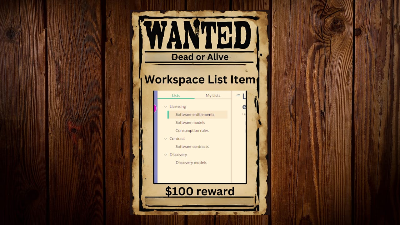 Configuring Workspace Lists are not hard when you know where to look
