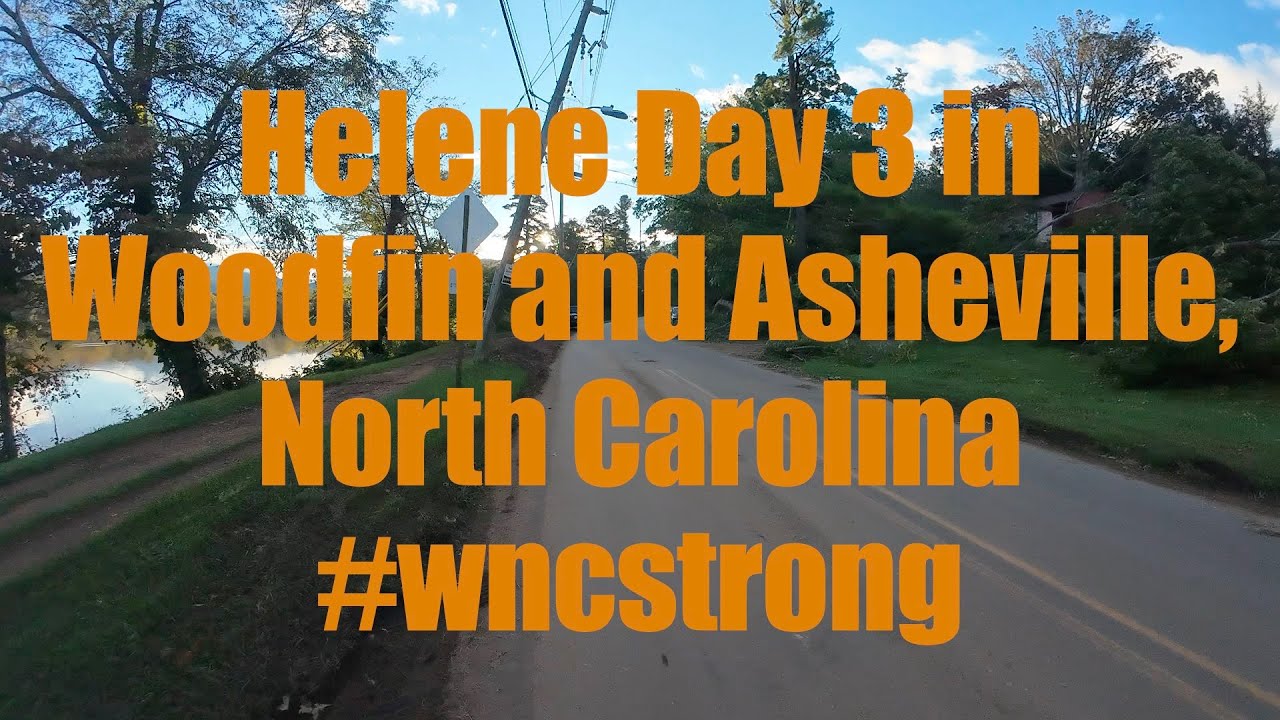Helene Day 3 in Woodfin and Asheville, North Carolina #wncstrong