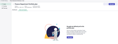 How to display Goals records within Goals module in Strategic Planning Workspace