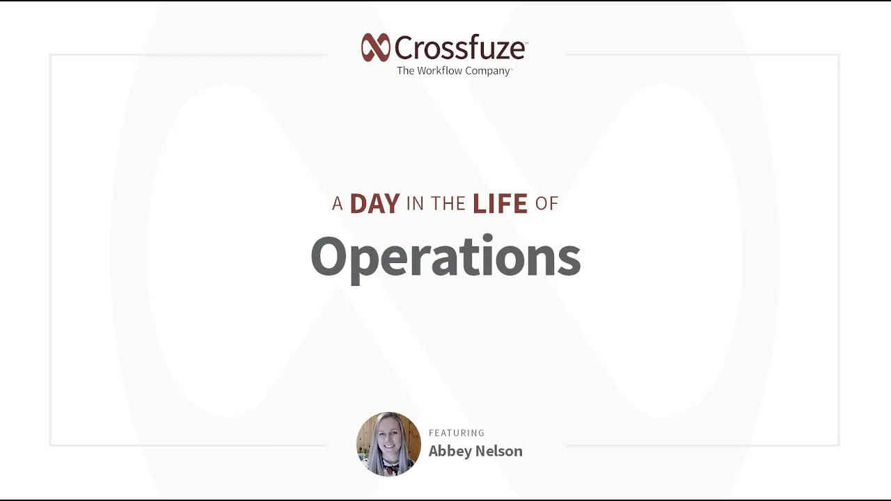 A Day in the Life  | Operations