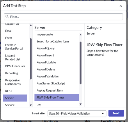 Create an ATF Step Config to Skip Flow Timers