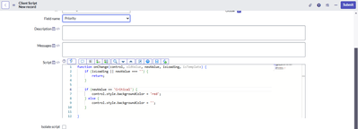Understanding Control Parameter in Client Scripts
