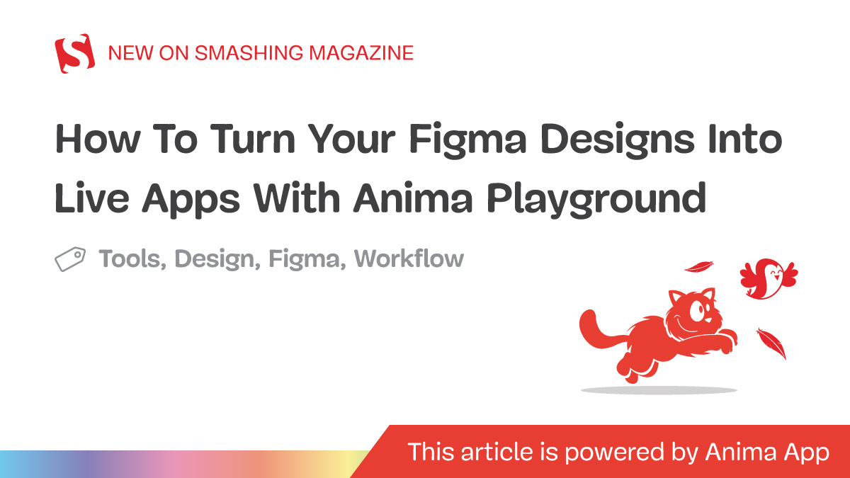 How To Turn Your Figma Designs Into Live Apps With Anima Playground — Smashing Magazine